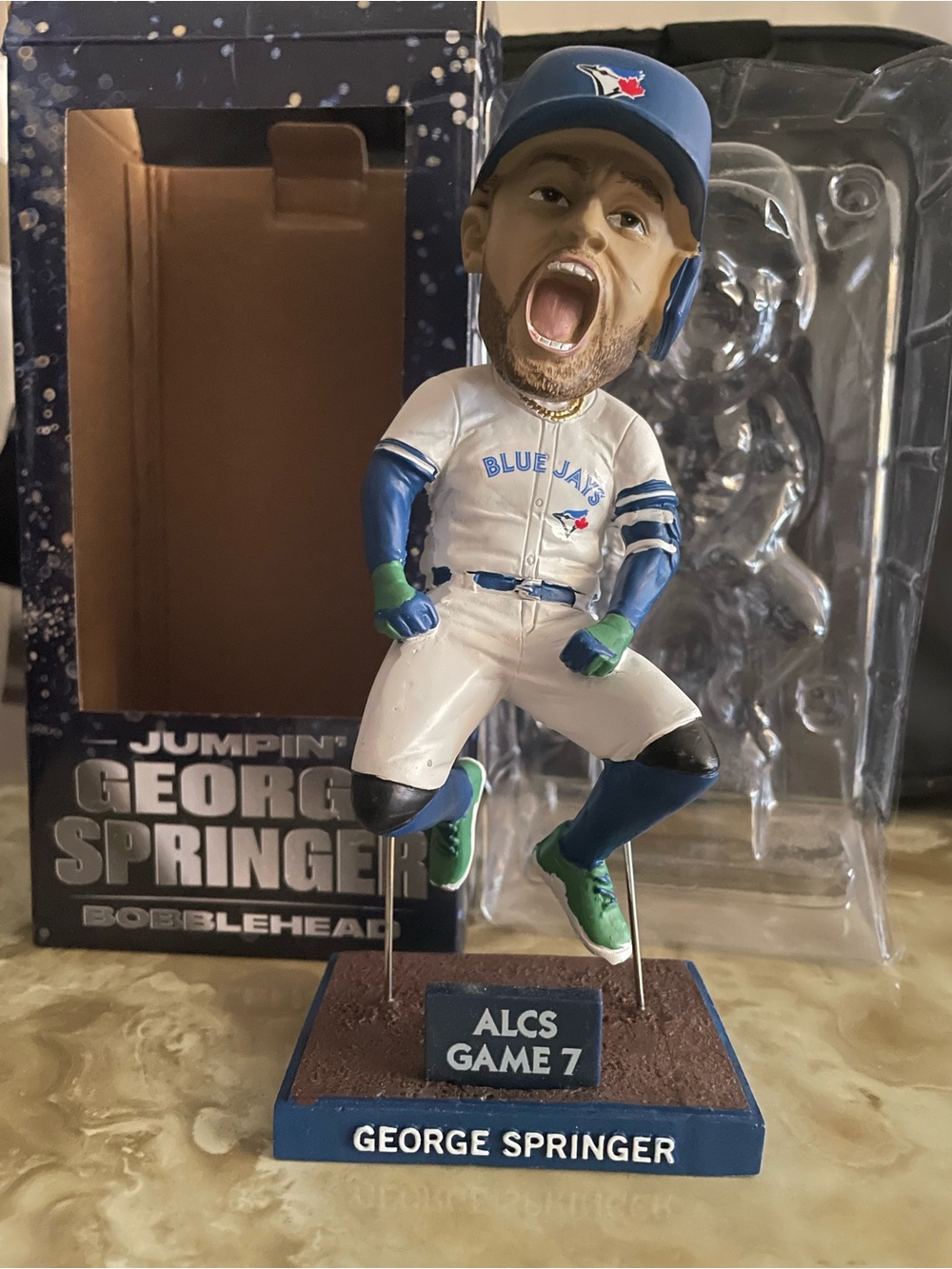Jumpin’ George Springer Toronto Blue Jays Bobblehead